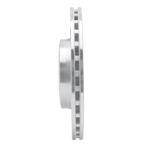 Audi A4 Quattro Brake Rotor (1) - Front Left - R1 Concepts - Drilled & Slotted - Silver - `08-`25